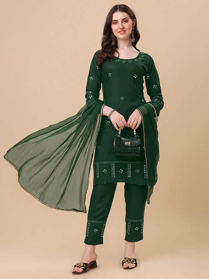 Shubh 11 Beautiful Fancy Wear Wholesale Kurti Pant With Dupatta Catalog